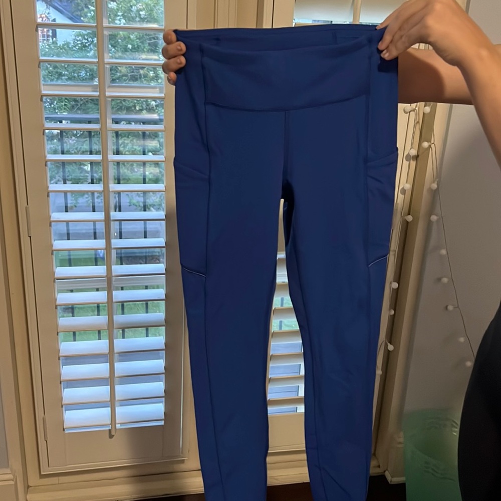 lulu blue leggings